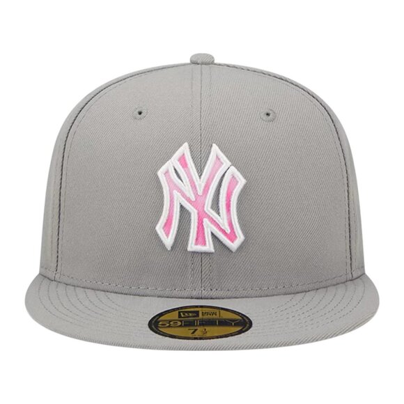 New Era New York Yankees Mothers Day Edition 59FIFTY Fitted Hat Gray Size 7 3/4 - Picture 2 of 5